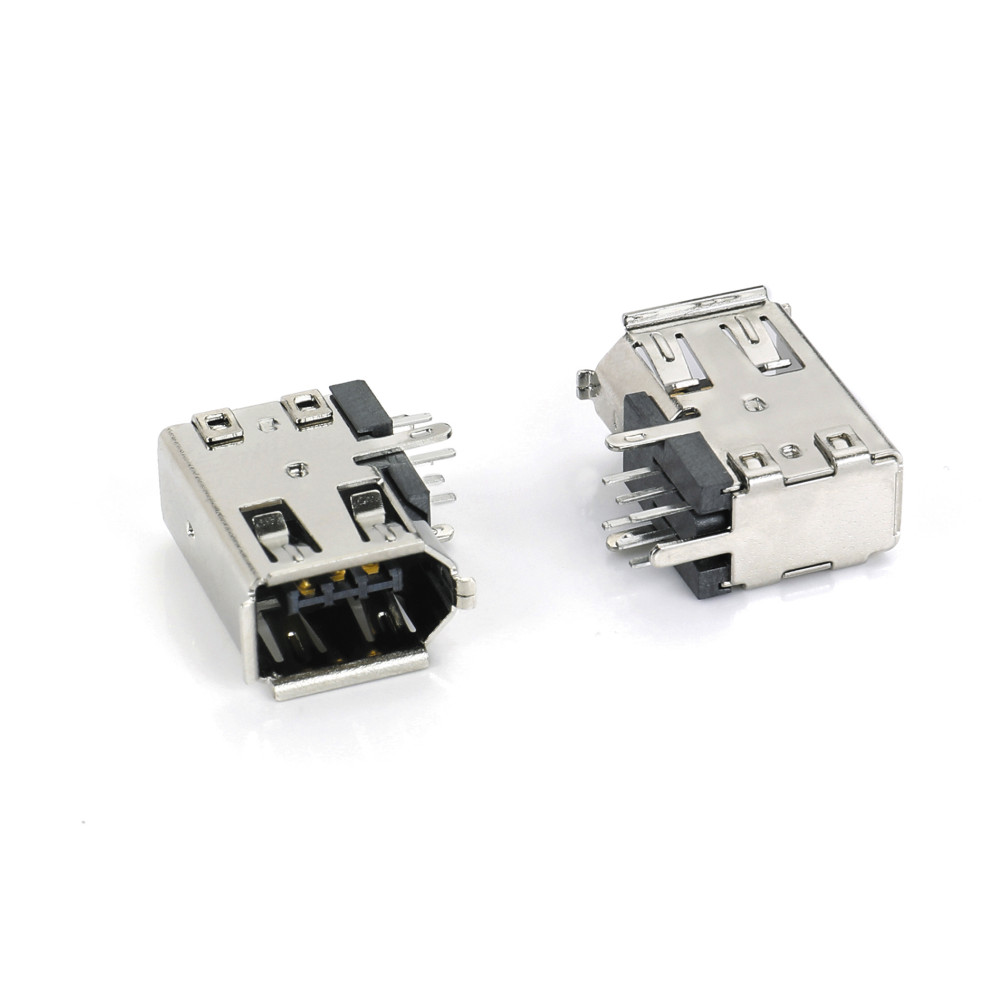 036I-0202 IEEE1394 6PIN 母90度側(cè)插成品